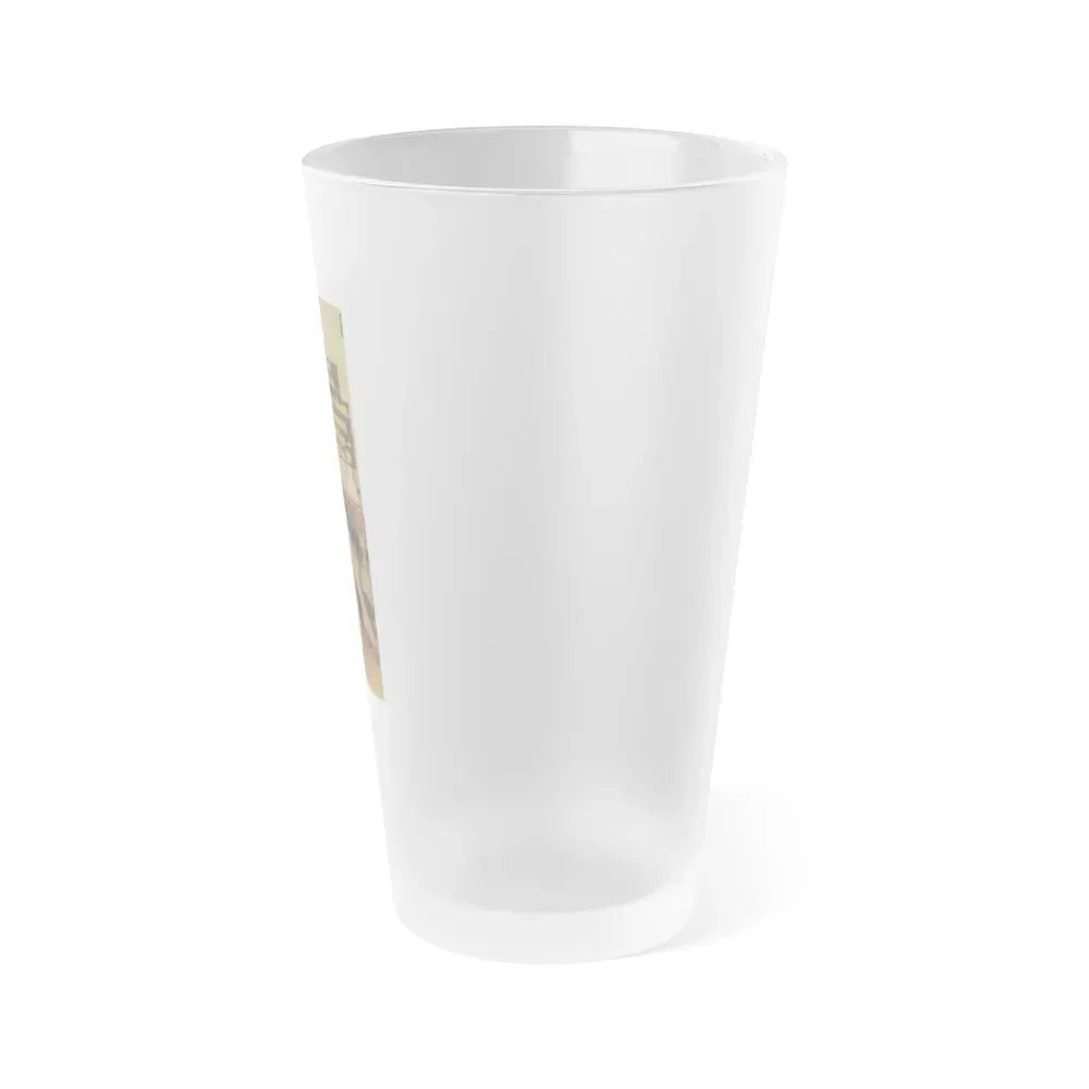 Joan Collins #500 (Vintage Female Icon) Frosted Pint Glass 16oz - Go Mug Yourself
