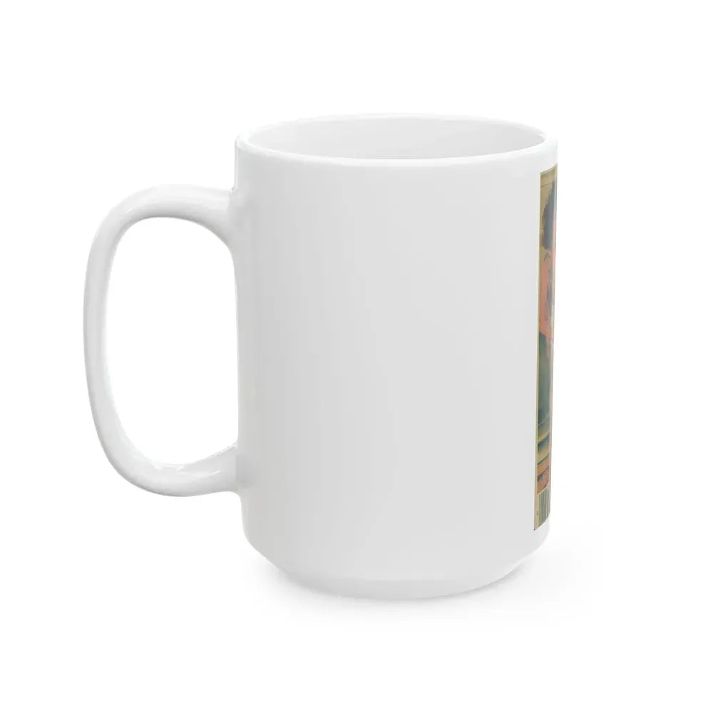 Joan Collins #500 (Vintage Female Icon) White Coffee Mug - Go Mug Yourself