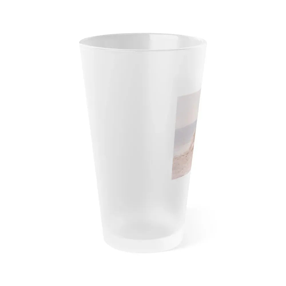 Joan Collins #513 (Vintage Female Icon) Frosted Pint Glass 16oz - Go Mug Yourself