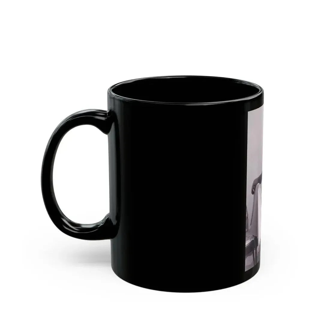 Joan Collins #515 (Vintage Female Icon) Black Coffee Mug - Go Mug Yourself
