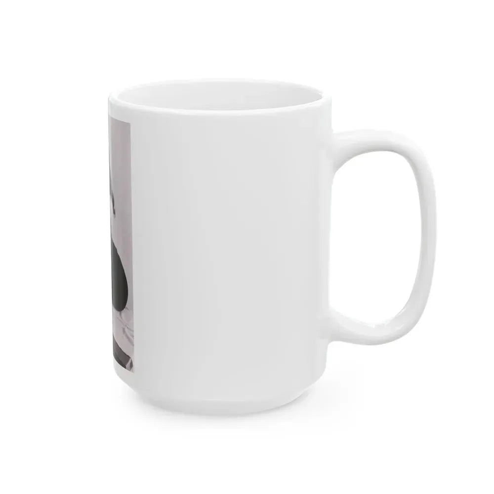 Joan Collins #515 (Vintage Female Icon) White Coffee Mug - Go Mug Yourself