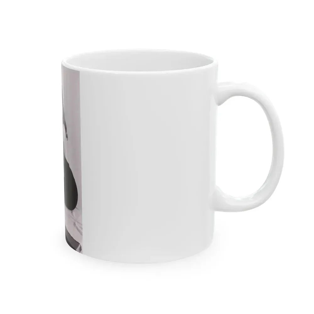 Joan Collins #515 (Vintage Female Icon) White Coffee Mug - Go Mug Yourself
