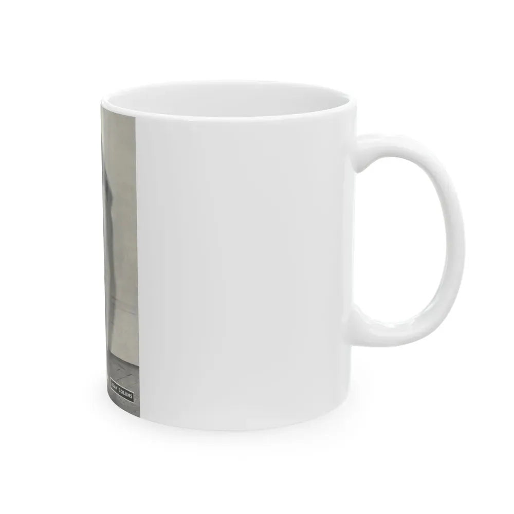 Joan Collins #516 (Vintage Female Icon) White Coffee Mug - Go Mug Yourself