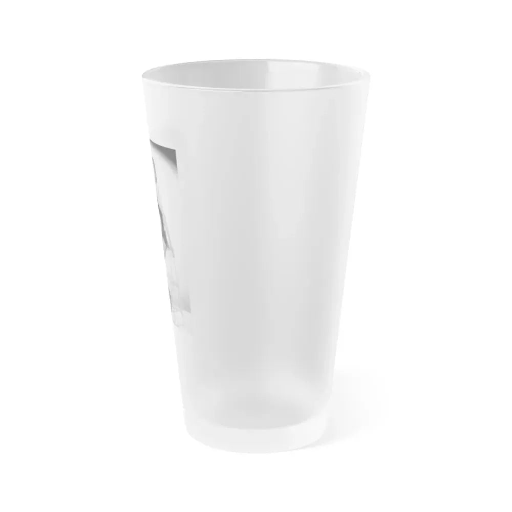 Joan Collins #517 (Vintage Female Icon) Frosted Pint Glass 16oz - Go Mug Yourself