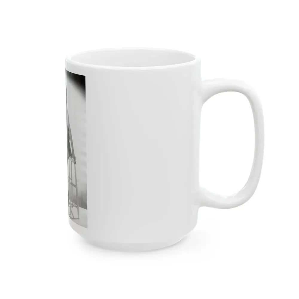 Joan Collins #517 (Vintage Female Icon) White Coffee Mug - Go Mug Yourself