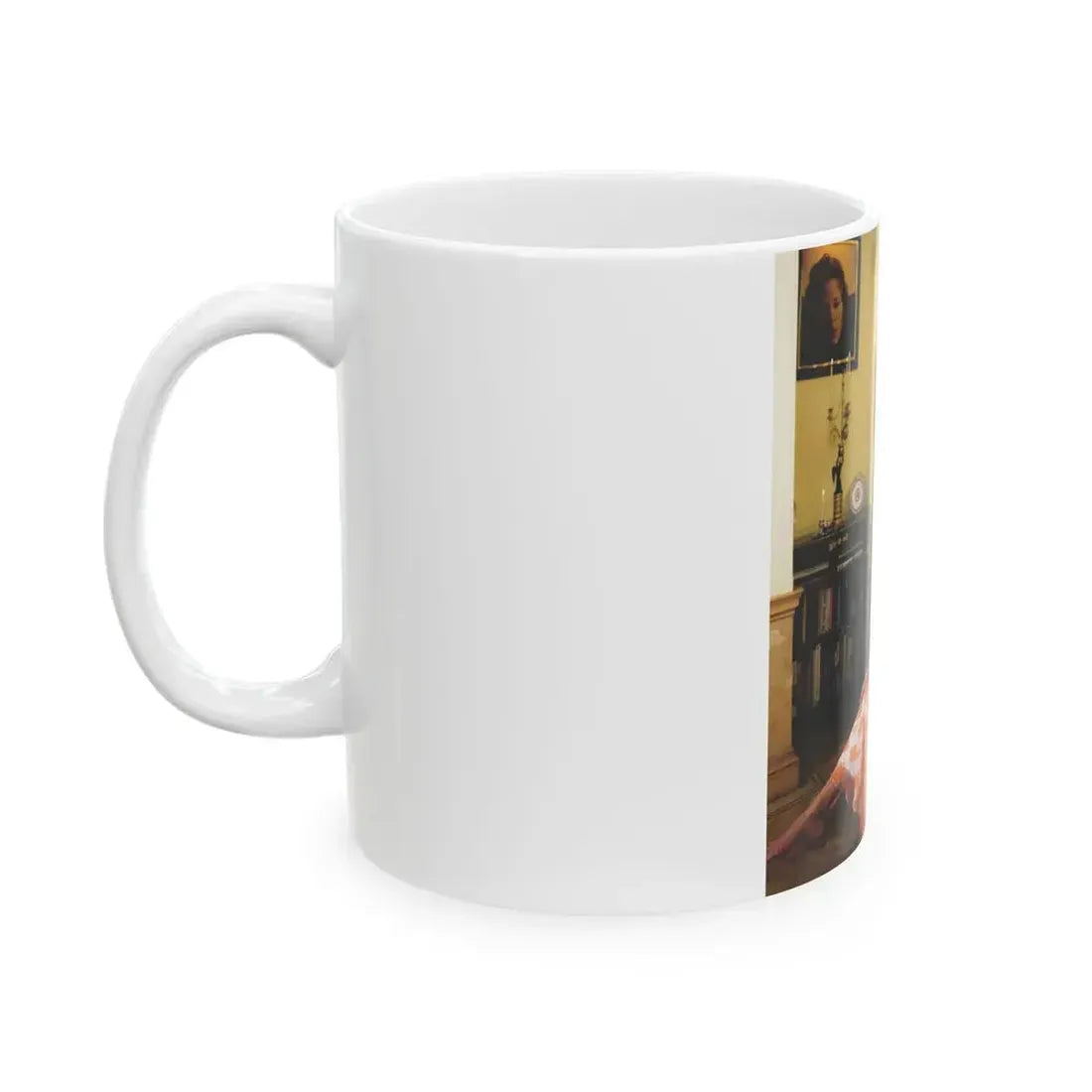 Joan Collins #519 (Vintage Female Icon) White Coffee Mug - Go Mug Yourself