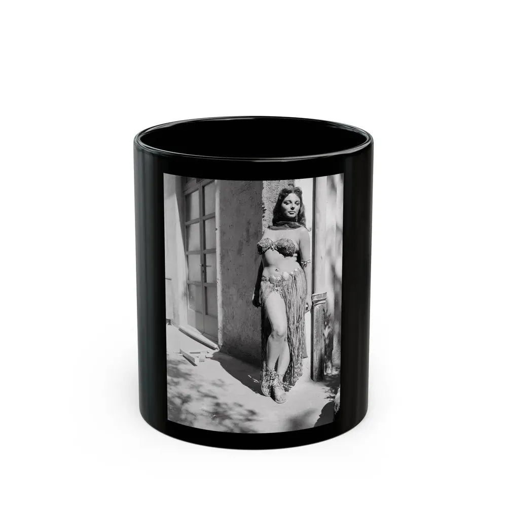 Joan Collins #524 (Vintage Female Icon) Black Coffee Mug 11oz - Go Mug Yourself