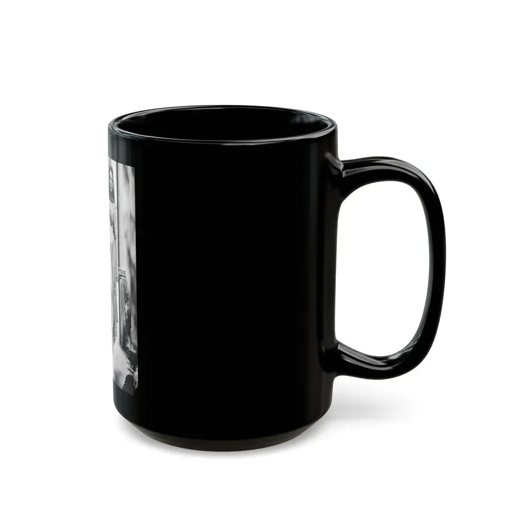 Joan Collins #524 (Vintage Female Icon) Black Coffee Mug - Go Mug Yourself