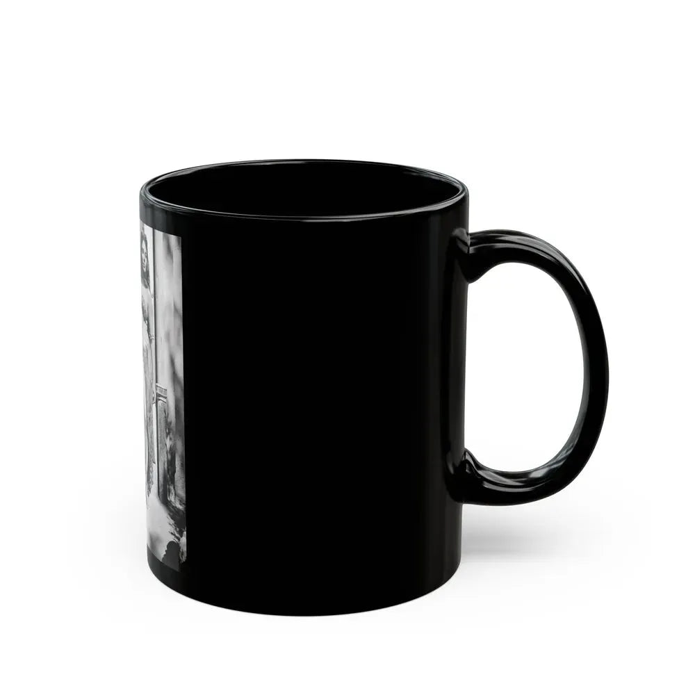 Joan Collins #524 (Vintage Female Icon) Black Coffee Mug - Go Mug Yourself
