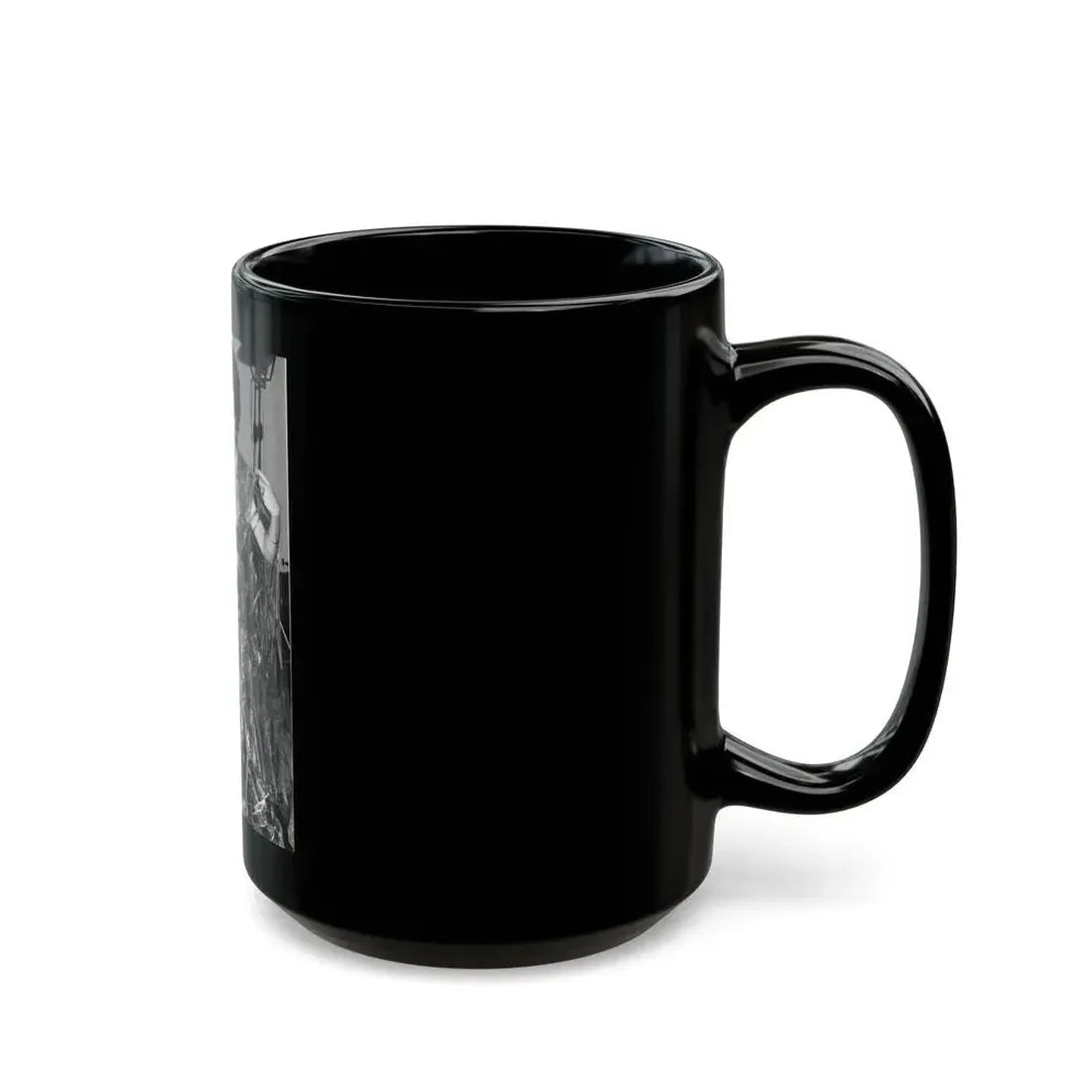 Joan Collins #525 (Vintage Female Icon) Black Coffee Mug - Go Mug Yourself