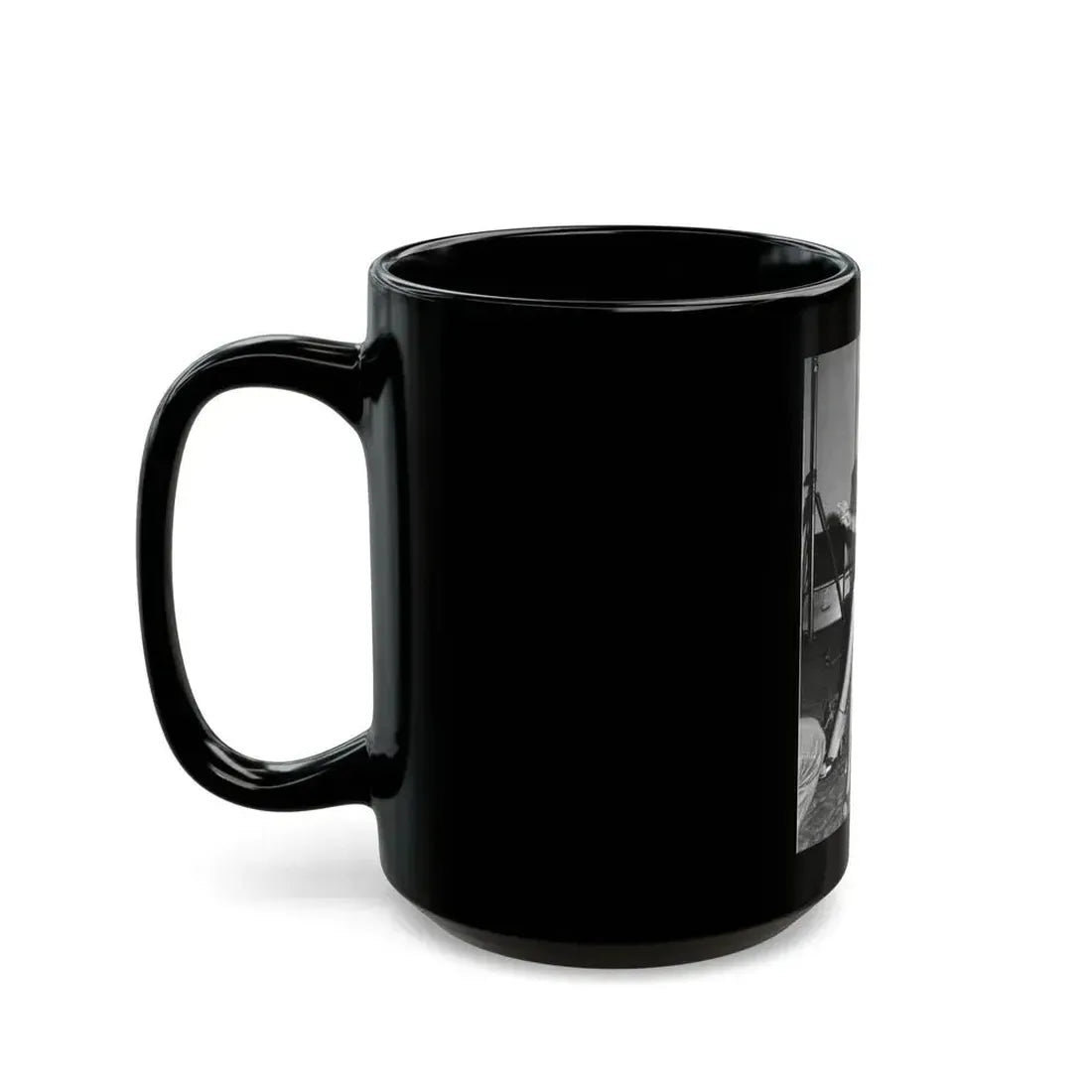 Joan Collins #525 (Vintage Female Icon) Black Coffee Mug - Go Mug Yourself