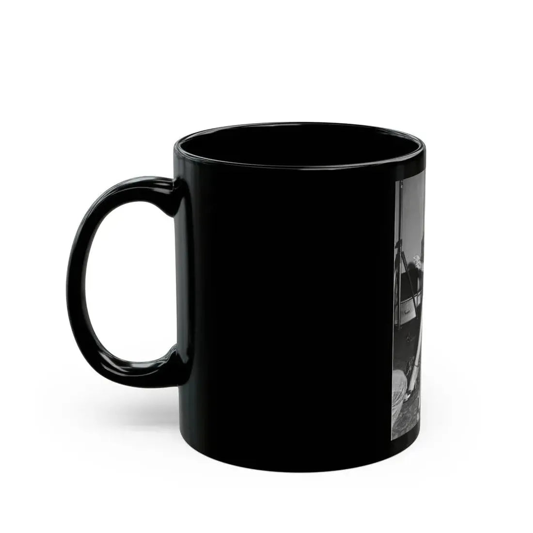 Joan Collins #525 (Vintage Female Icon) Black Coffee Mug - Go Mug Yourself