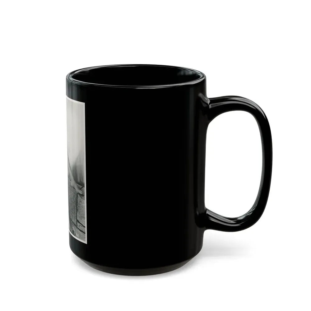 Joan Collins #526 (Vintage Female Icon) Black Coffee Mug - Go Mug Yourself