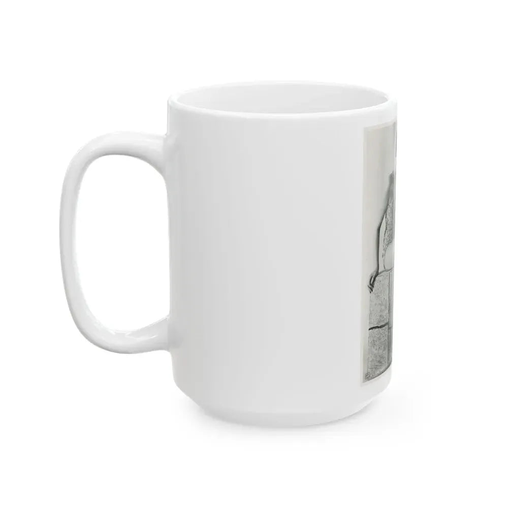 Joan Collins #526 (Vintage Female Icon) White Coffee Mug - Go Mug Yourself