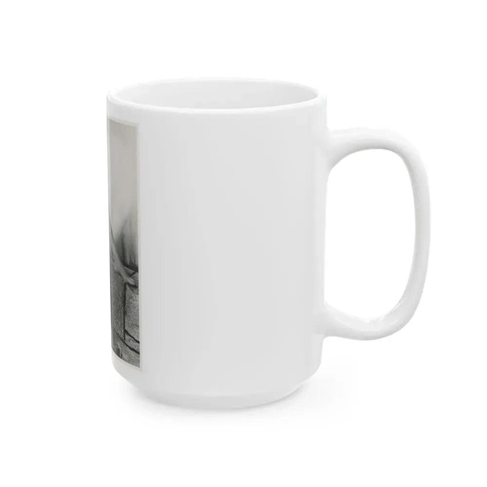 Joan Collins #526 (Vintage Female Icon) White Coffee Mug - Go Mug Yourself