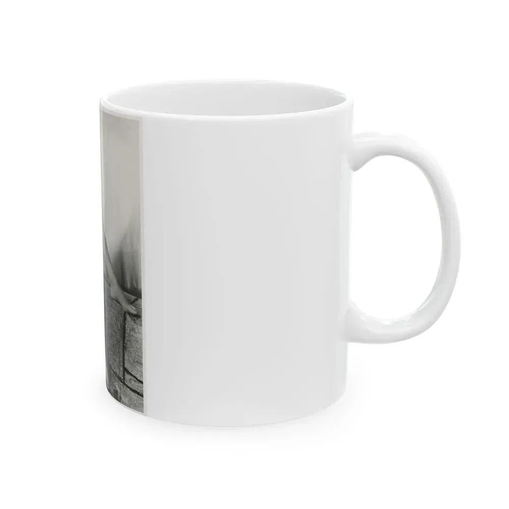 Joan Collins #526 (Vintage Female Icon) White Coffee Mug - Go Mug Yourself