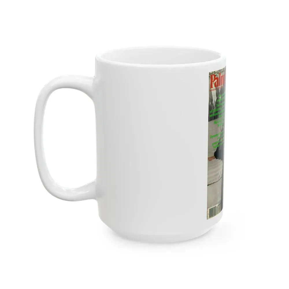 Joan Collins #528 - Mag. Cover (Vintage Female Icon) White Coffee Mug - Go Mug Yourself