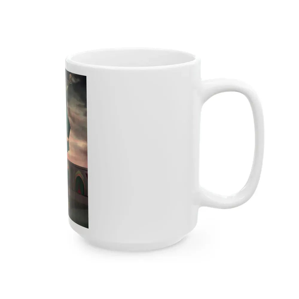 Joan Collins #535 (Vintage Female Icon) White Coffee Mug - Go Mug Yourself