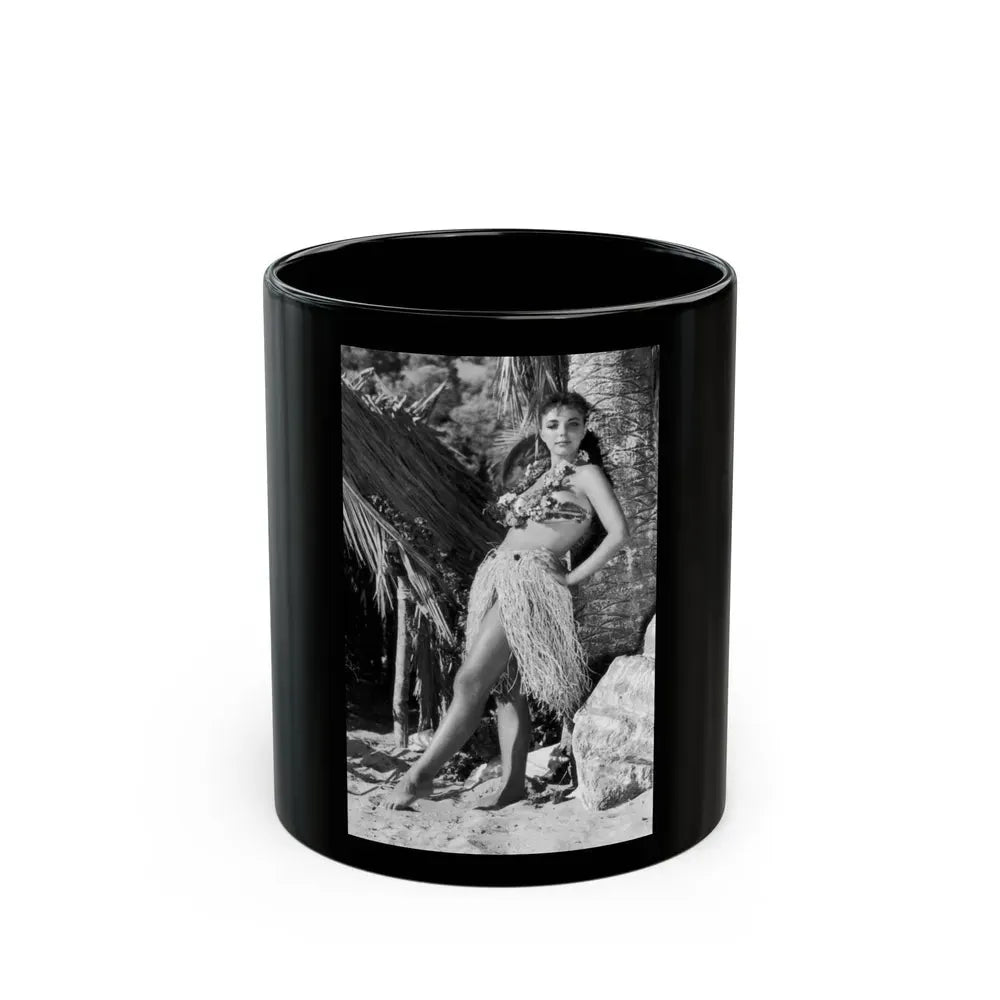 Joan Collins #536 (Vintage Female Icon) Black Coffee Mug 11oz - Go Mug Yourself