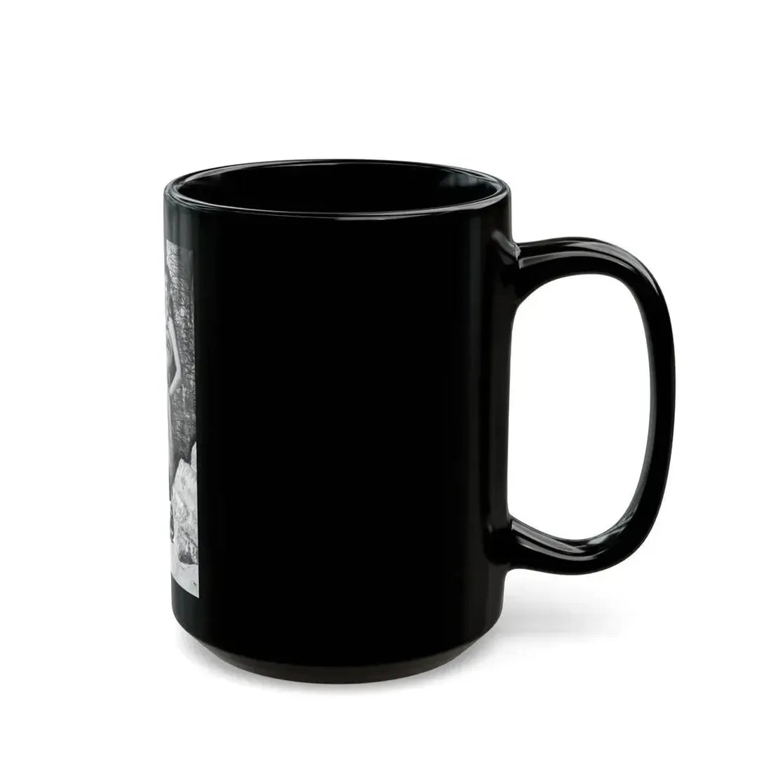 Joan Collins #536 (Vintage Female Icon) Black Coffee Mug - Go Mug Yourself