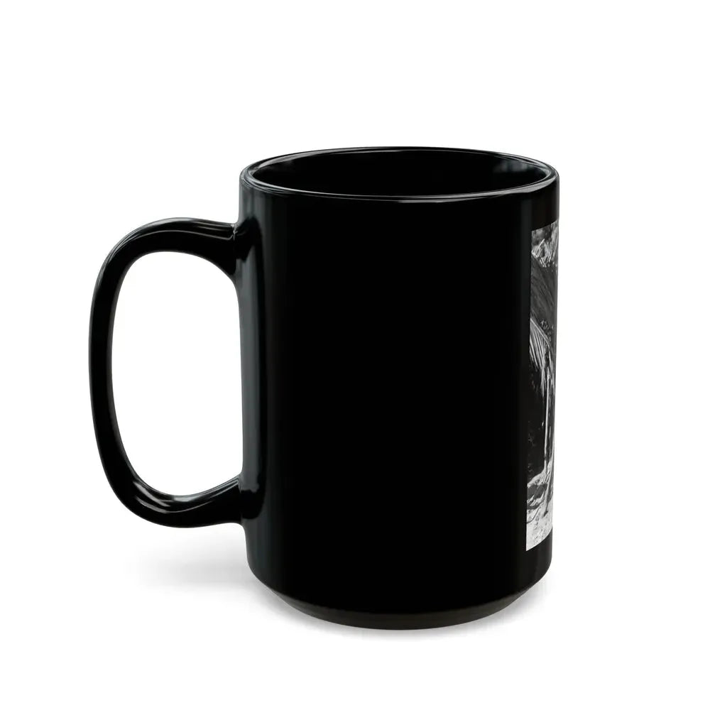 Joan Collins #536 (Vintage Female Icon) Black Coffee Mug - Go Mug Yourself