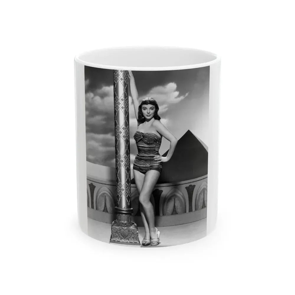 Joan Collins #537 (Vintage Female Icon) White Coffee Mug 11oz - Go Mug Yourself