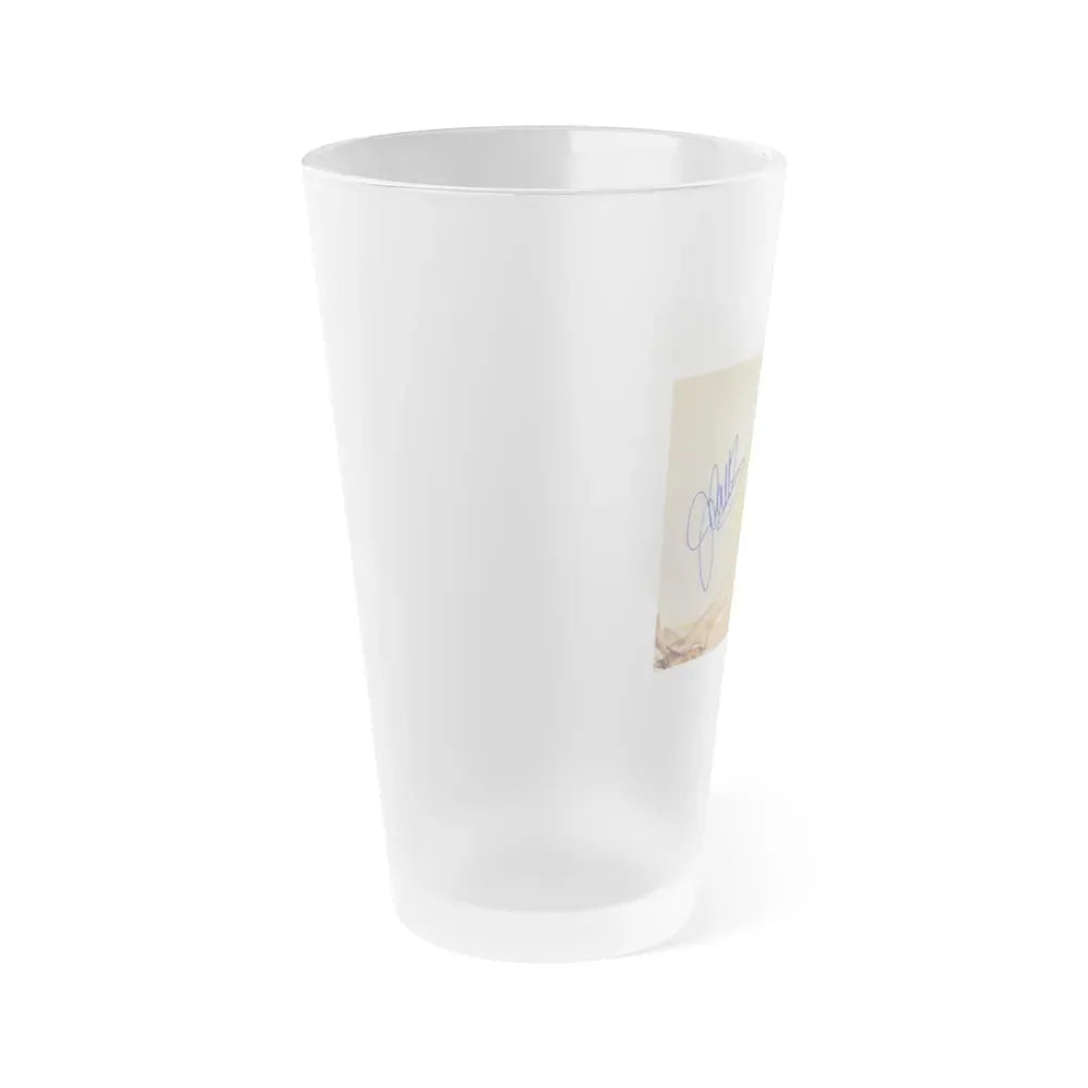 Joan Collins #538 (Vintage Female Icon) Frosted Pint Glass 16oz - Go Mug Yourself