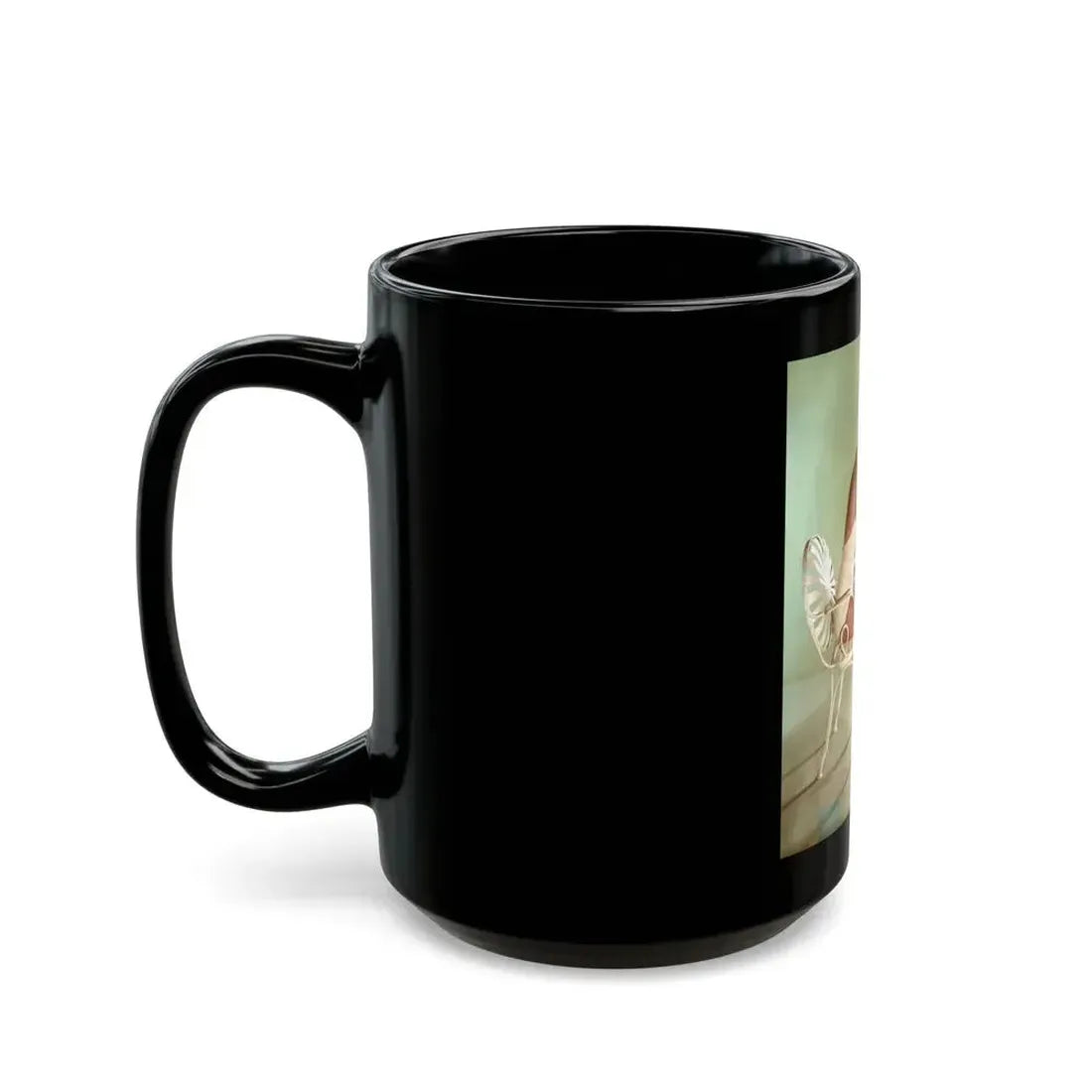 Joan Collins #539 (Vintage Female Icon) Black Coffee Mug - Go Mug Yourself