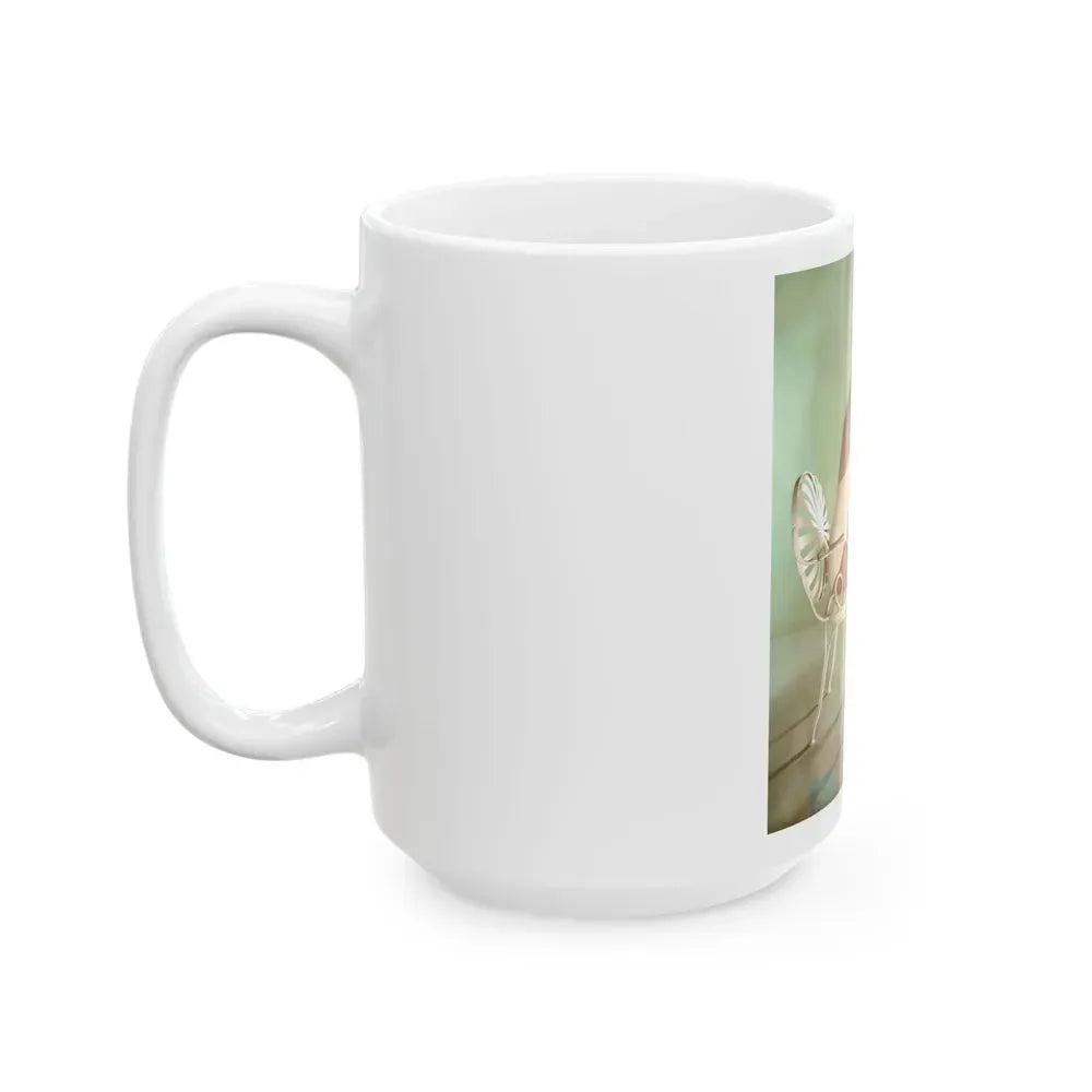 Joan Collins #539 (Vintage Female Icon) White Coffee Mug - Go Mug Yourself