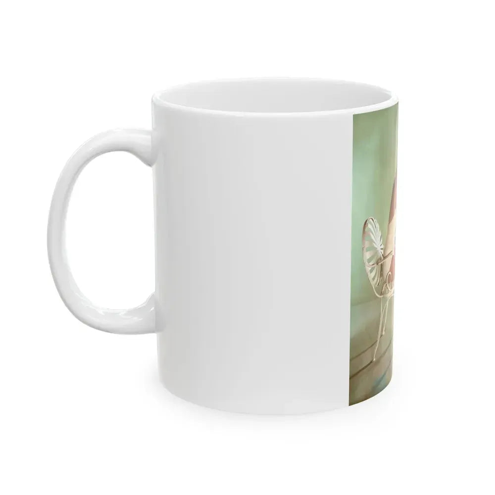 Joan Collins #539 (Vintage Female Icon) White Coffee Mug - Go Mug Yourself