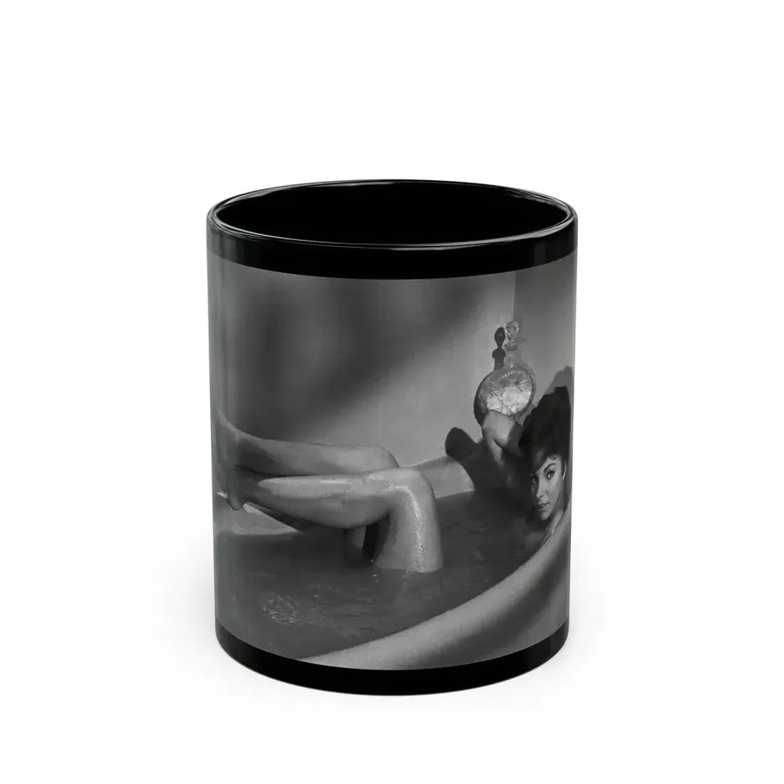 Joan Collins #540 (Vintage Female Icon) Black Coffee Mug 11oz - Go Mug Yourself