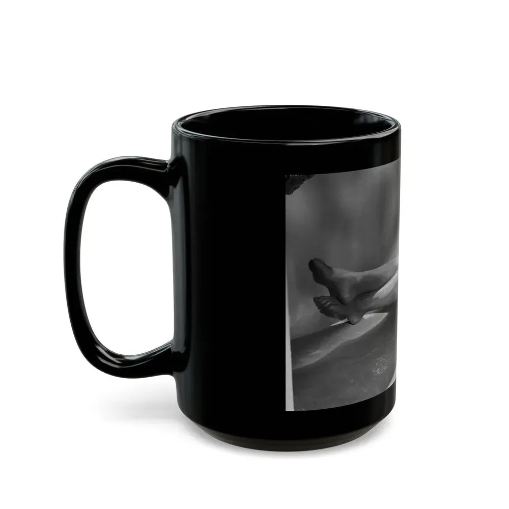 Joan Collins #540 (Vintage Female Icon) Black Coffee Mug - Go Mug Yourself