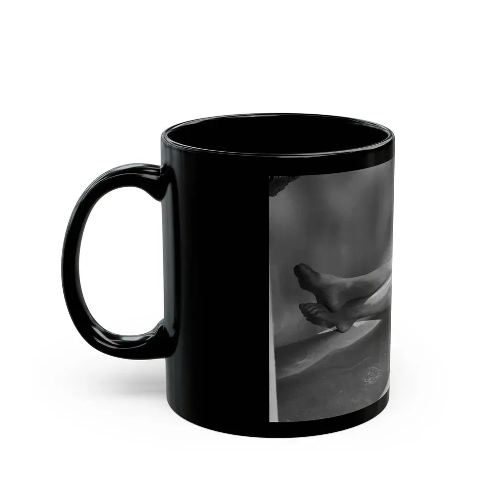Joan Collins #540 (Vintage Female Icon) Black Coffee Mug - Go Mug Yourself