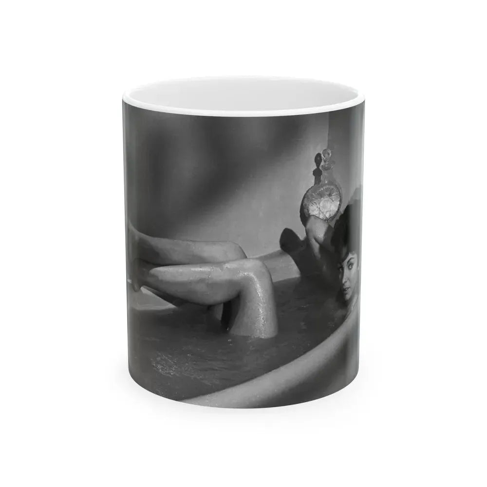 Joan Collins #540 (Vintage Female Icon) White Coffee Mug 11oz - Go Mug Yourself