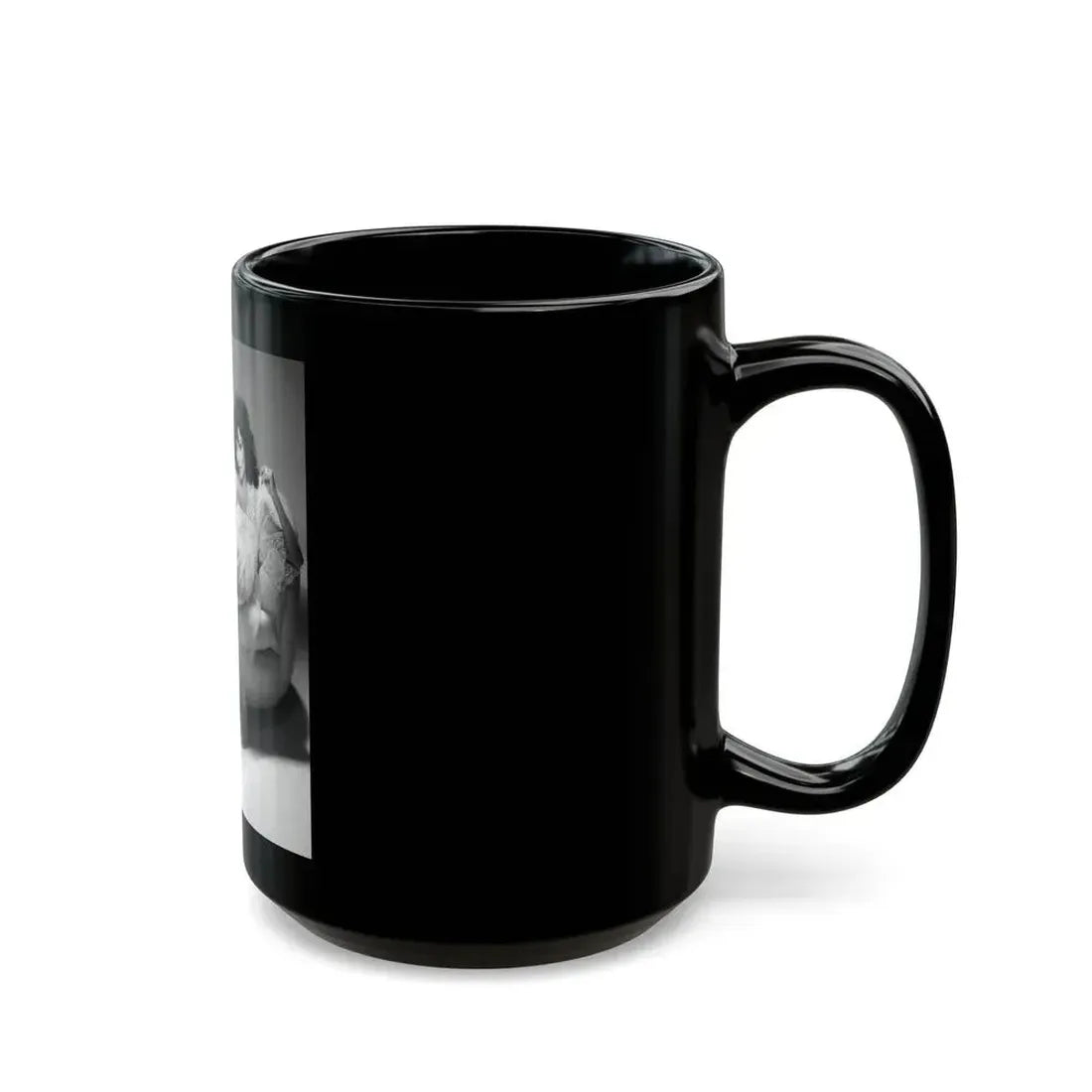 Joan Collins #547 (Vintage Female Icon) Black Coffee Mug - Go Mug Yourself
