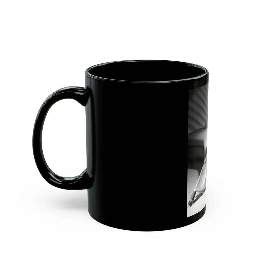 Joan Collins #547 (Vintage Female Icon) Black Coffee Mug - Go Mug Yourself