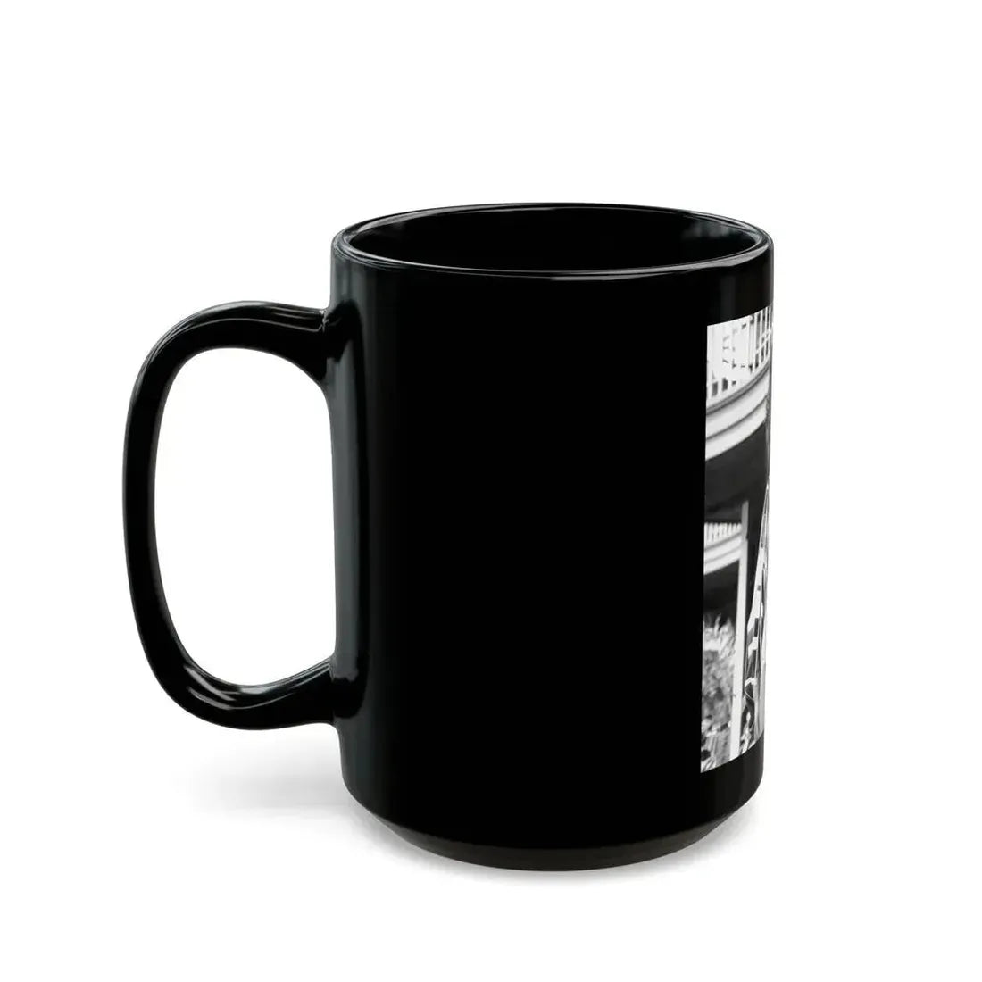 Joan Collins #548 (Vintage Female Icon) Black Coffee Mug - Go Mug Yourself