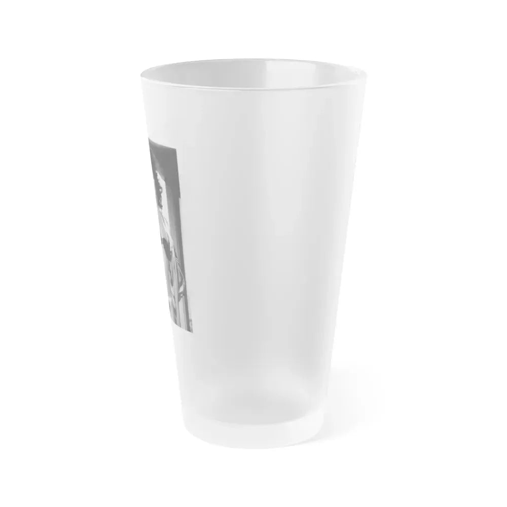 Joan Collins #548 (Vintage Female Icon) Frosted Pint Glass 16oz - Go Mug Yourself