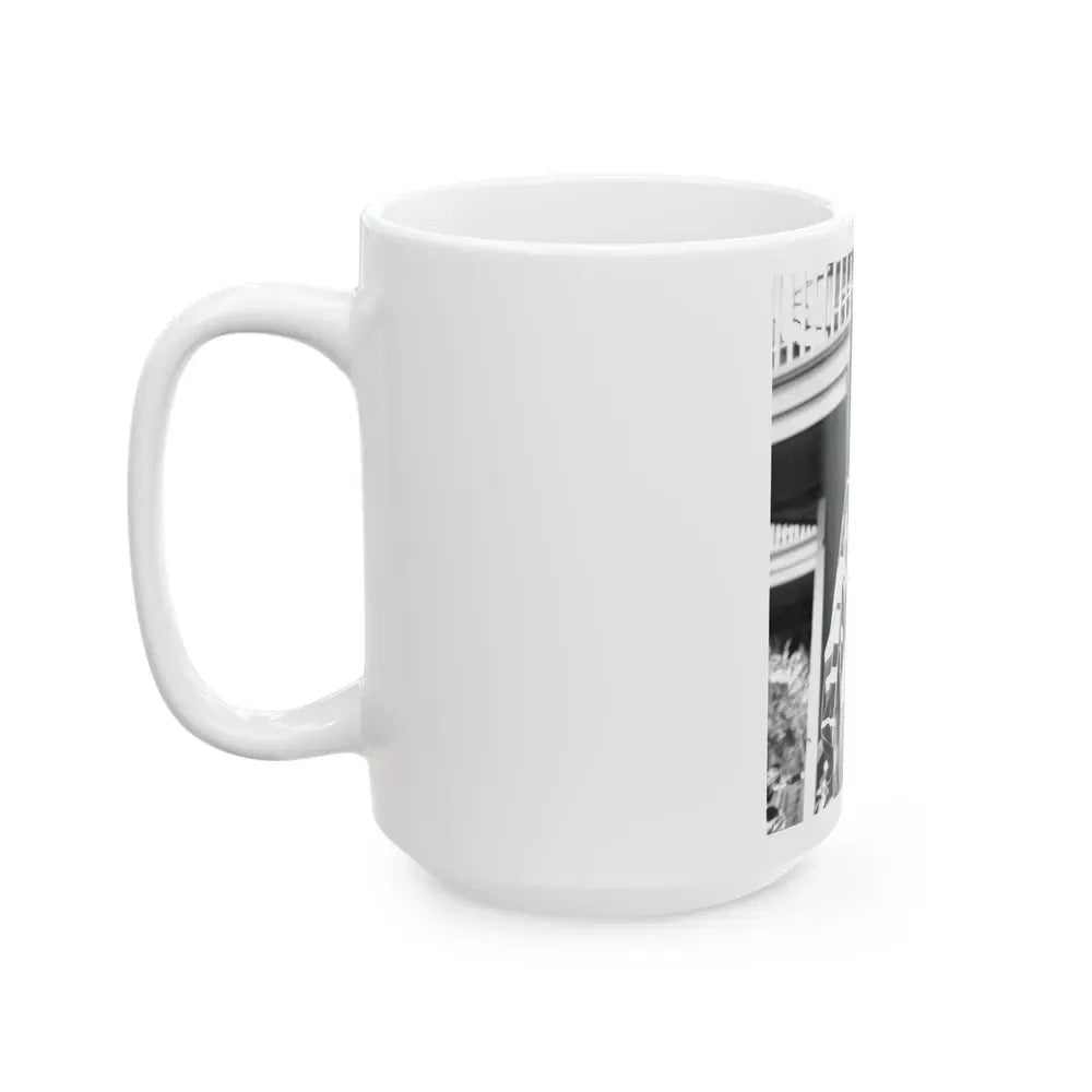Joan Collins #548 (Vintage Female Icon) White Coffee Mug - Go Mug Yourself