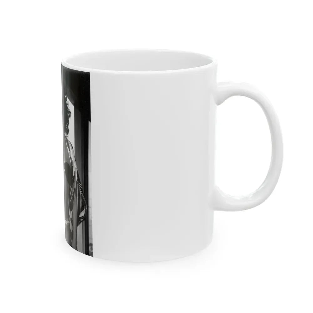 Joan Collins #548 (Vintage Female Icon) White Coffee Mug - Go Mug Yourself