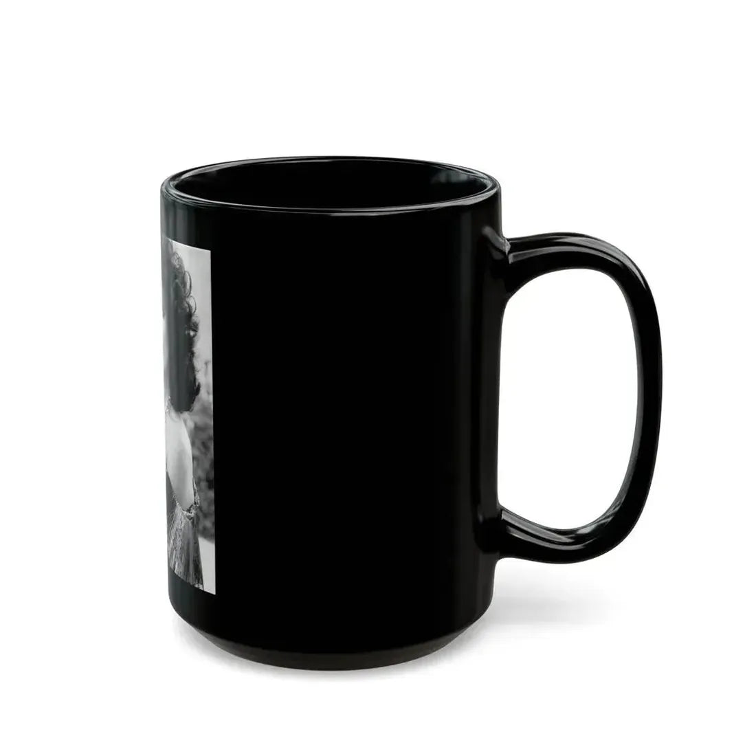 Joan Collins #549 (Vintage Female Icon) Black Coffee Mug - Go Mug Yourself