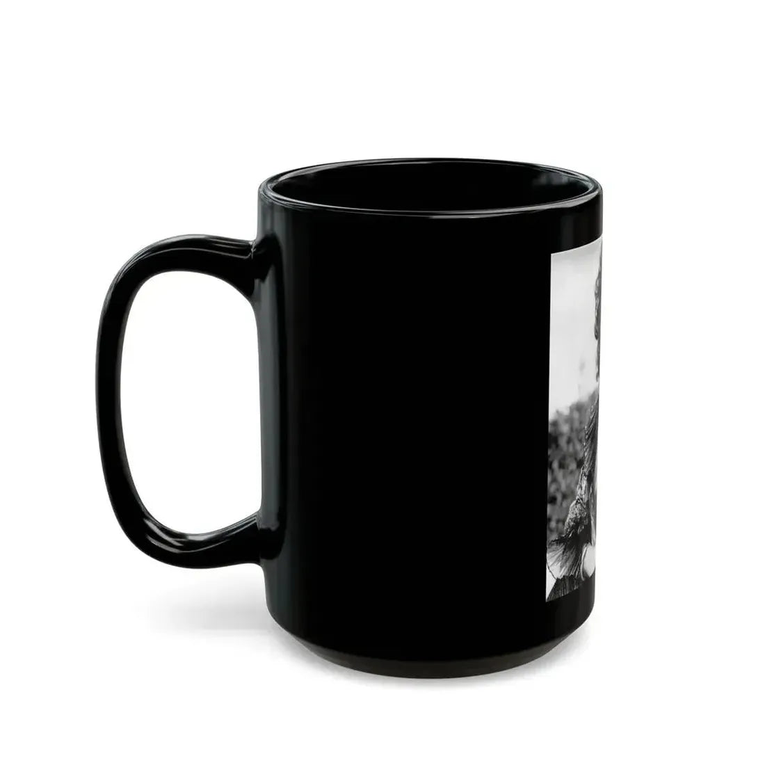 Joan Collins #549 (Vintage Female Icon) Black Coffee Mug - Go Mug Yourself