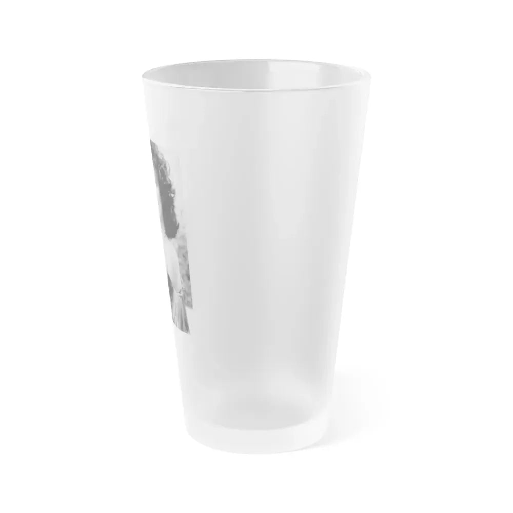 Joan Collins #549 (Vintage Female Icon) Frosted Pint Glass 16oz - Go Mug Yourself