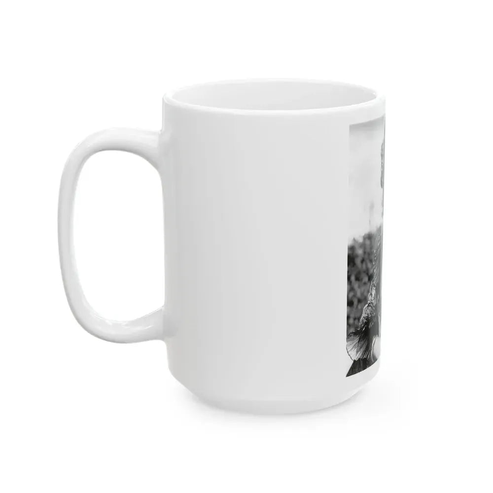 Joan Collins #549 (Vintage Female Icon) White Coffee Mug - Go Mug Yourself