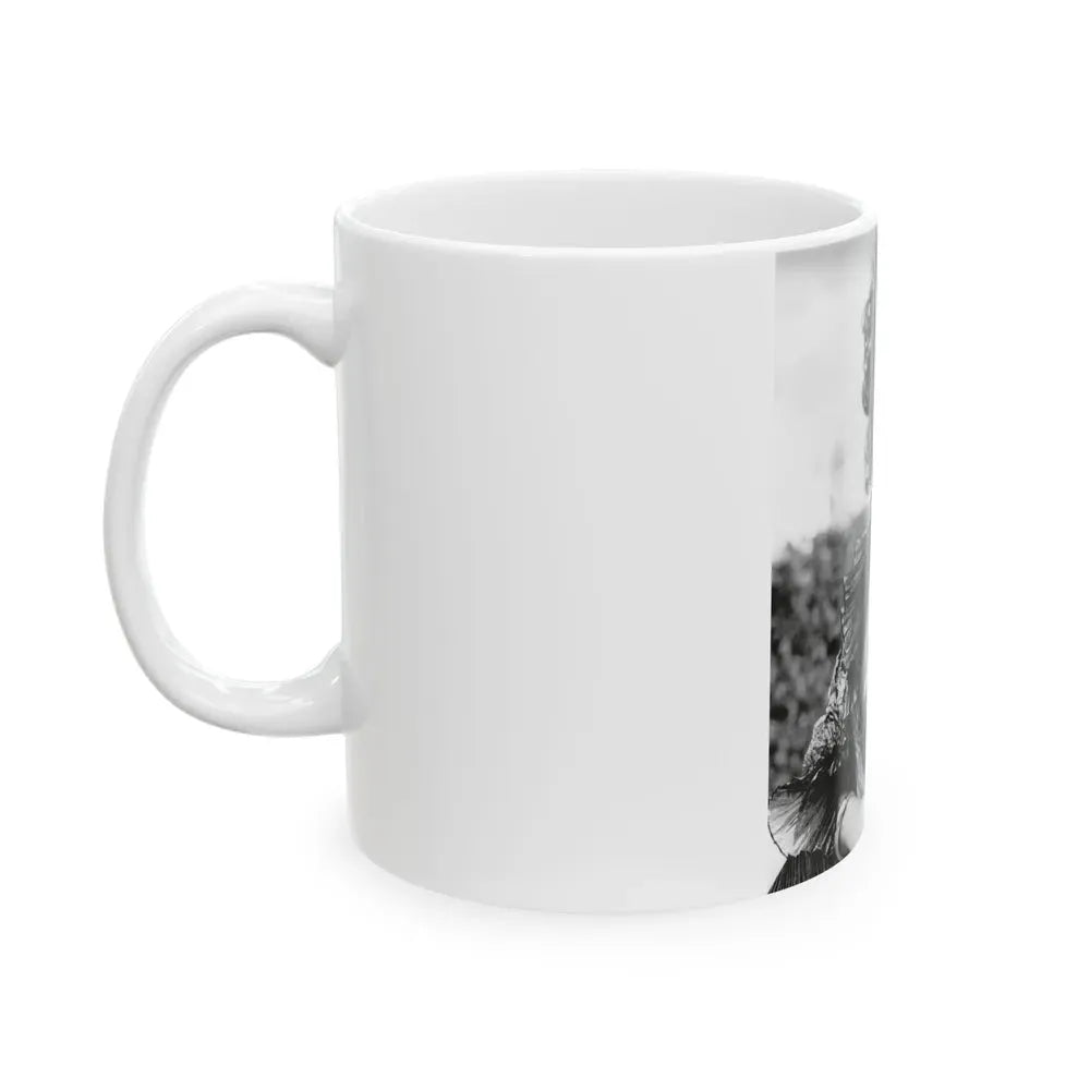 Joan Collins #549 (Vintage Female Icon) White Coffee Mug - Go Mug Yourself