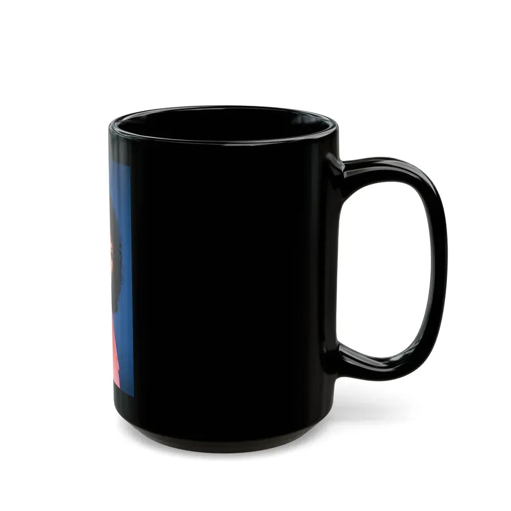 Joan Collins #555 (Vintage Female Icon) Black Coffee Mug - Go Mug Yourself