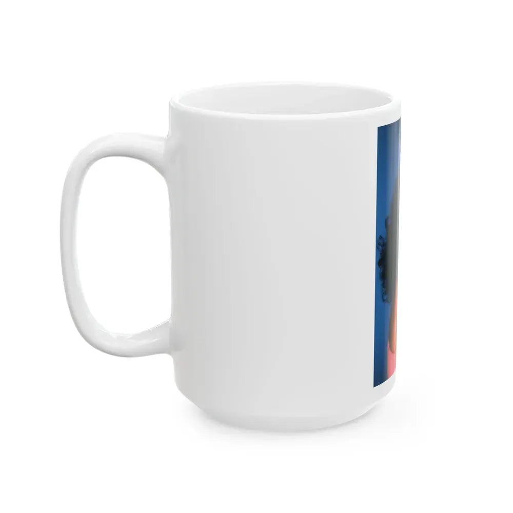 Joan Collins #555 (Vintage Female Icon) White Coffee Mug - Go Mug Yourself