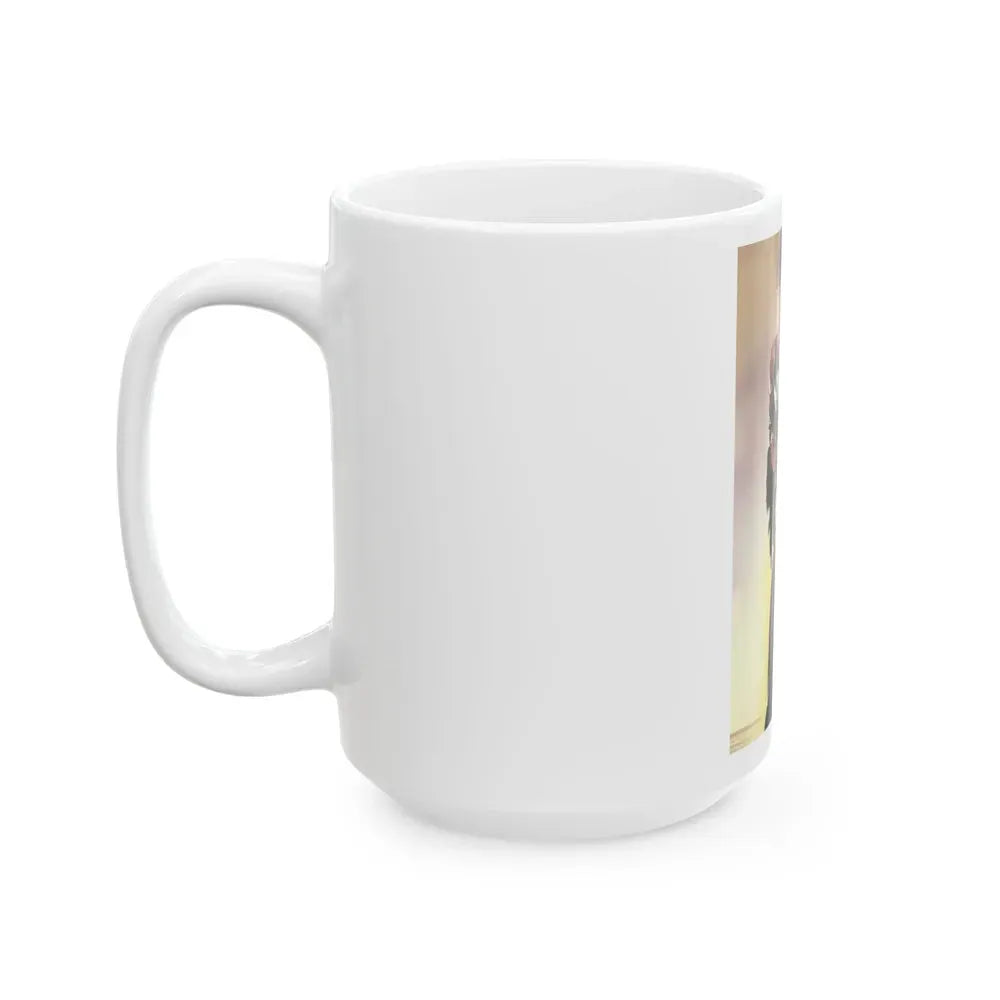 Joan Collins #556 (Vintage Female Icon) White Coffee Mug - Go Mug Yourself