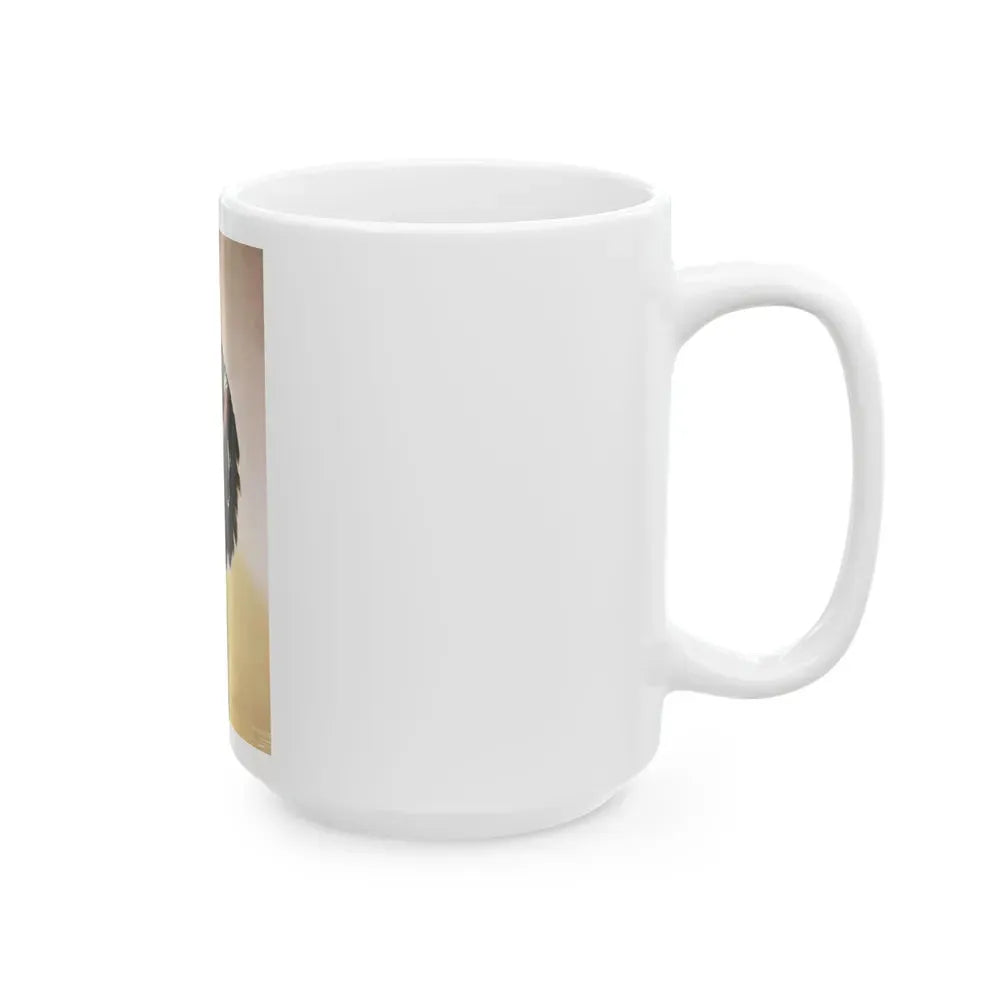 Joan Collins #556 (Vintage Female Icon) White Coffee Mug - Go Mug Yourself