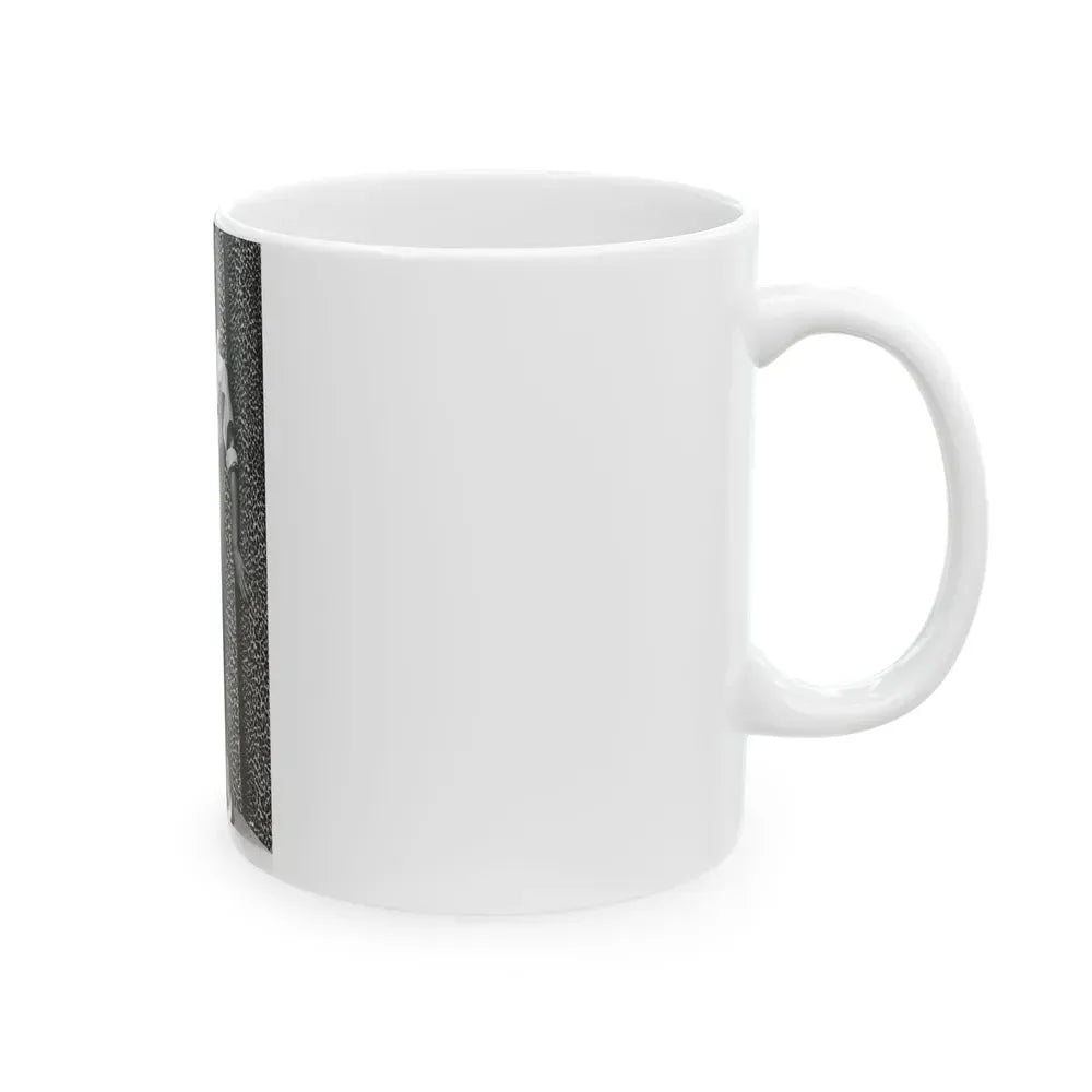 Joan Collins #557 (Vintage Female Icon) White Coffee Mug - Go Mug Yourself